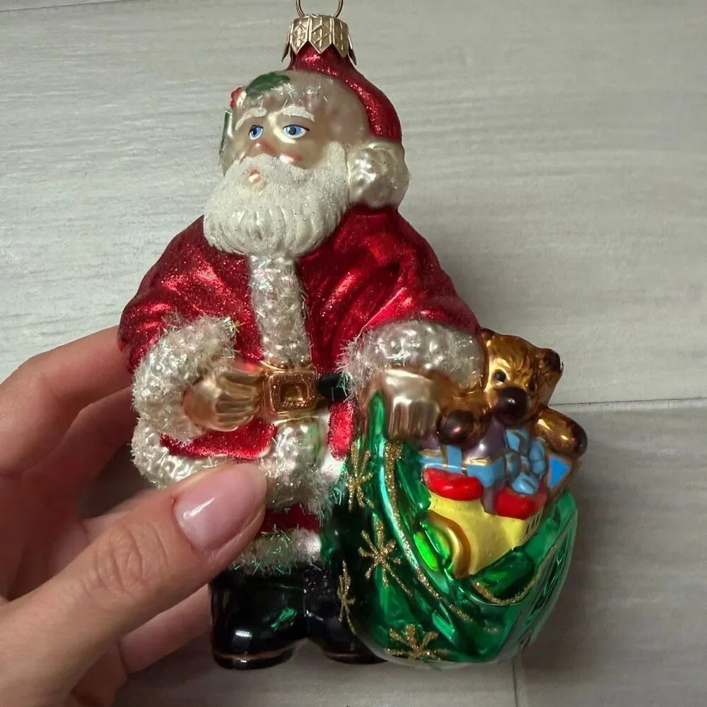 Christopher Radko Santa Christmas Ornament